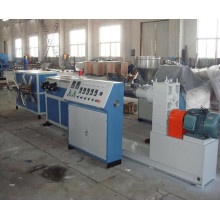 Plastic PE/PP Single Wall Corrugated Pipe Extruder Machinery